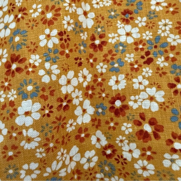 Reformation Taylor Linen Skirt Flora Junie Size 10 - Picture 11 of 15